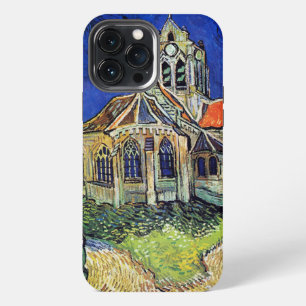 Funda Para iPhone 13 Pro Max La iglesia de Vincent van Gogh en Auvers