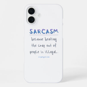 Funda Para iPhone 16 Plus La ilusión de metal pulido sarcasmo de SlipperyJoe