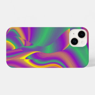 Funda Para iPhone 14 La magia de los colores abstracta el arte pluviomé