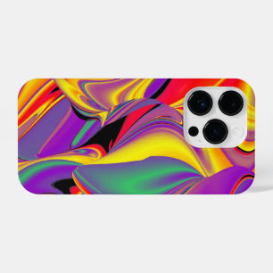 Funda Para iPhone 14 Pro La magia de los colores abstracta el arte pluviomé