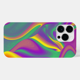 Funda Para iPhone 14 Pro Max La magia de los colores abstracta el arte pluviomé