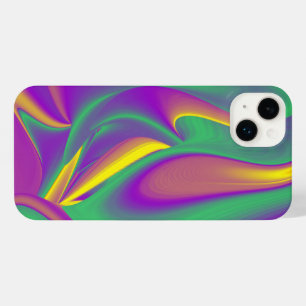 Funda Para iPhone 14 Plus La magia de los colores abstracta el arte pluviomé