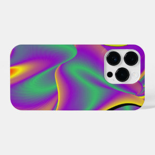 Funda Para iPhone 14 Pro La magia de los colores abstracta el arte pluviomé
