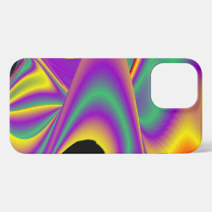 Funda Para iPhone 13 Pro Max La magia de los colores abstracta el arte pluviomé