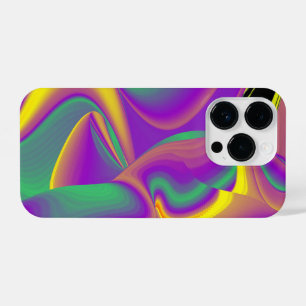 Funda Para iPhone 14 Pro La magia de los colores abstracta el arte pluviomé