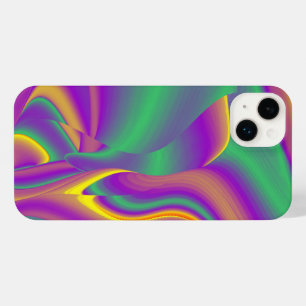Funda Para iPhone 14 Plus La magia de los colores abstracta el arte pluviomé