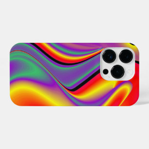 Funda Para iPhone 14 Pro La magia de los colores abstracta el arte pluviomé