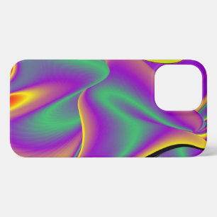 Funda Para iPhone 13 Pro Max La magia de los colores abstracta el arte pluviomé