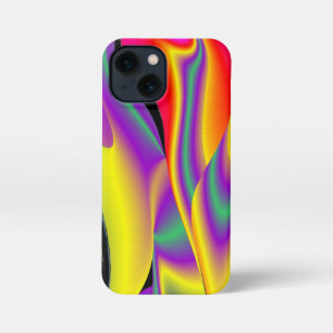 Funda Para iPhone 13 Mini La magia de los colores abstracta el arte pluviomé