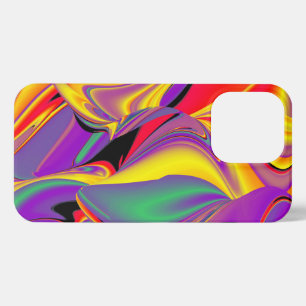 Funda Para iPhone 13 Pro La magia de los colores abstracta el arte pluviomé