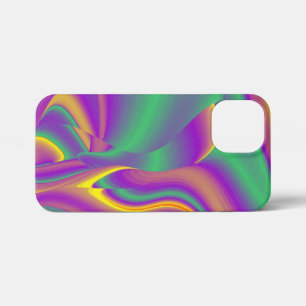 Funda Para iPhone 13 Mini La magia de los colores abstracta el arte pluviomé