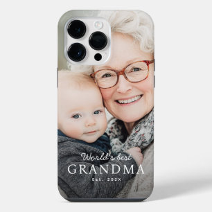 Funda Para iPhone 14 Pro Max La mejor abuela del mundo foto del año