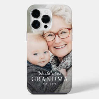 Funda Para iPhone 14 Pro Max La mejor abuela del mundo, foto del año próximo