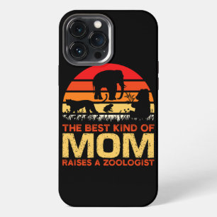 Funda Para iPhone 13 Pro Max La Mejor Clase de Mamá Cría a un Zoólogo, Mamá Zoó