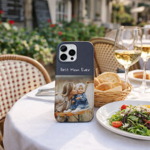 Funda Para iPhone 16 Pro Max La Mejor Mamá del Mundo Día de la Madre Foto Perso