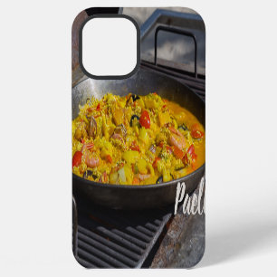 Funda Para iPhone 12 Pro Max La paella se cocina a la parrilla regalo para chef