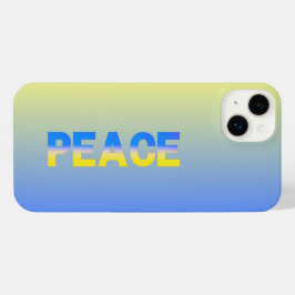 Funda Para iPhone 14 Plus La paz azul y amarilla Ucrania inspiró la moda mod