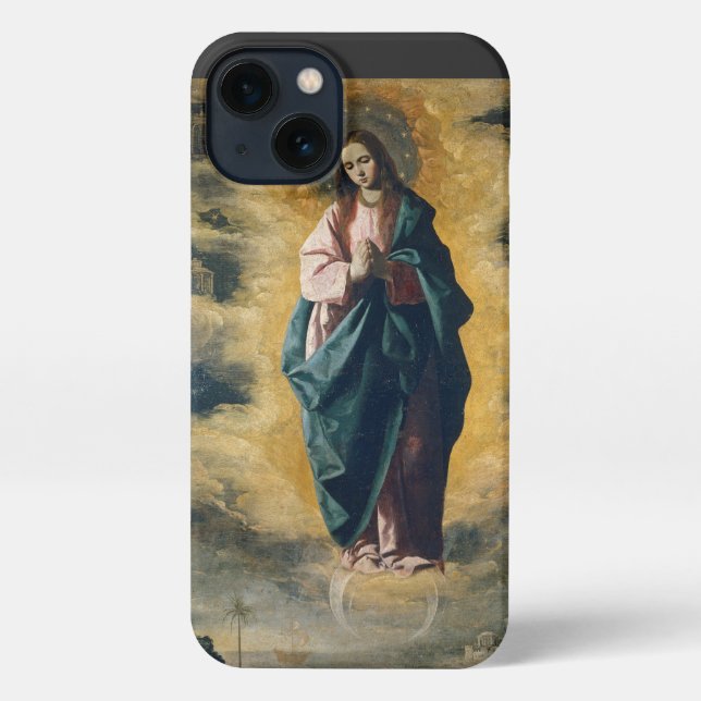 Funda Para iPhone La Radiancia Celestial de la Inmaculada Concepción (Reverso )