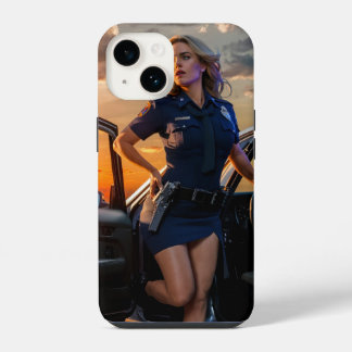 Funda Para iPhone 14 La radiante policía lady
