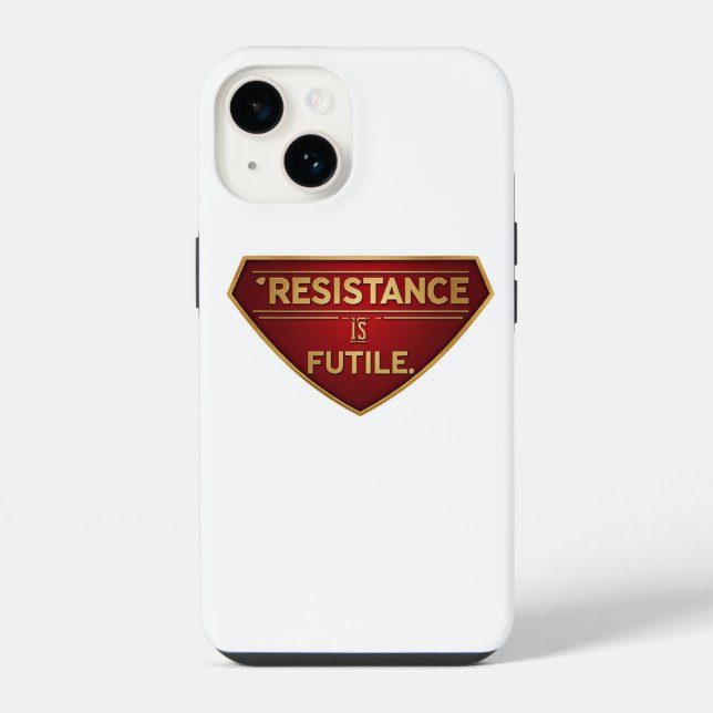 Funda Para iPhone La Resistencia Es Inútil (Reverso )