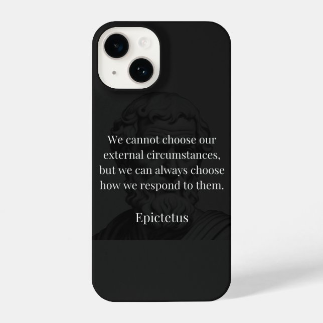 Funda Para iPhone La sabiduría de Epictetus: Empoderamiento a través (Reverso )