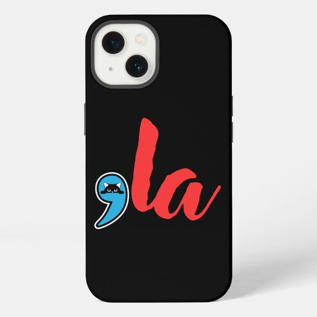 Funda Para iPhone La Señora Gata 2024 Coma (Reverso )