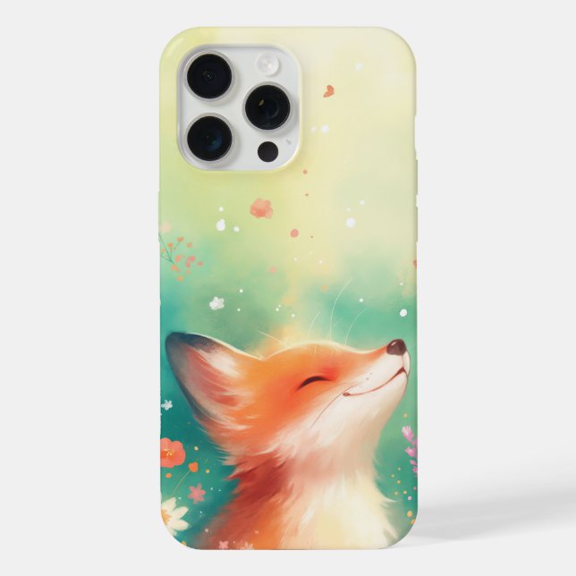 Funda Para iPhone La sonrisa del zorro rojo (Reverso )