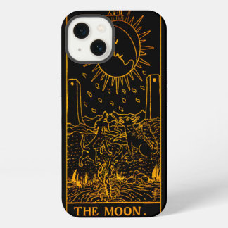 La tarjeta Tarot de la Luna | Oro Y Negro | Mayor