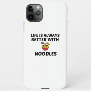 FUNDA PARA iPhone 11Pro MAX LA VIDA DE NOODLES ES MEJOR
