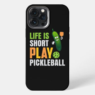 Funda Para iPhone 13 Pro Max La vida es una pelota de bolas de juego corto