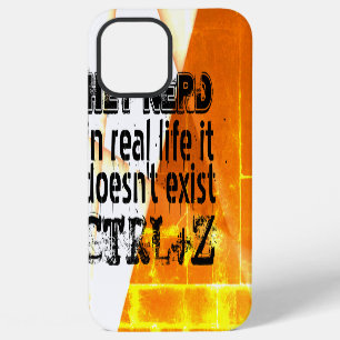 Funda Para iPhone 12 Pro Max La vida real no tiene deshacer, versión nerd - nar