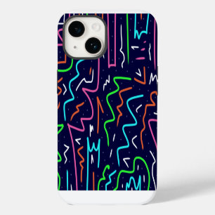Funda Para iPhone 14 Laberinto abstracto de la era espacial