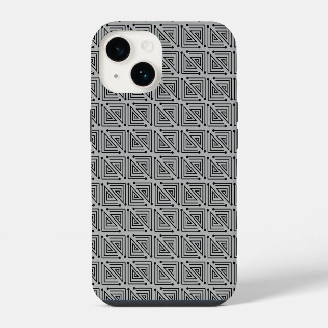 Funda Para iPhone Laberintos Art Déco (Reverso )