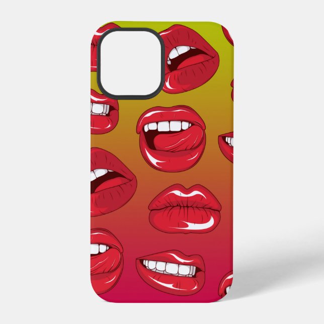 Funda Para iPhone Labios Calientes (Reverso )
