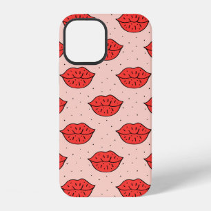 Funda Para iPhone 12 Labios humanos lindos dibujo animado dibujado a ma