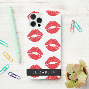 Funda Para iPhone 12 Pro Labios Rojos, Labios Rojos, Patrón De Labios, Su N