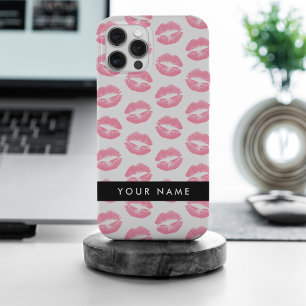 Labios rosados, besos, pintalabios, tu nombre, per