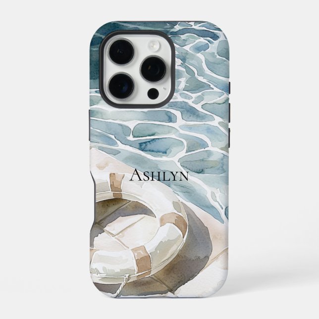 Funda Para iPhone Lado de la piscina (Reverso )