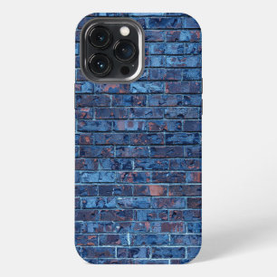 Funda Para iPhone 13 Pro Max Ladrillo expuesto azul Genial