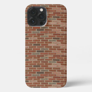 Funda Para iPhone 13 Pro Max Ladrillos rojos rosados