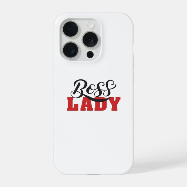 Funda Para iPhone Lady Boss – Strong Confident Woman Design (Reverso )