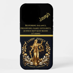 Funda Para iPhone 16 Pro Max Lady Justice: Empoderando el Derecho de Familia