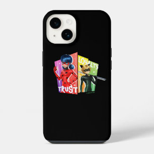 Funda Para iPhone 14 Ladybug & Cat Noir   Confianza & Lealtad