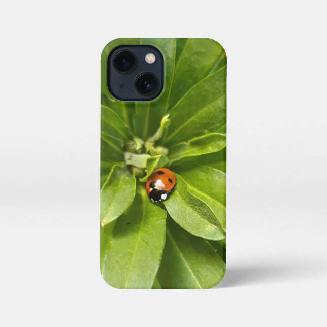 Funda Para iPhone Ladybug en Flores (Reverso )