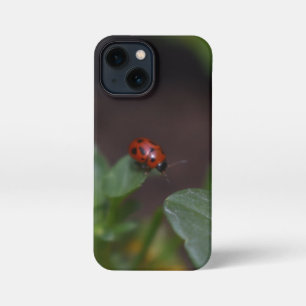 Funda Para iPhone 13 Mini Ladybug en Flores