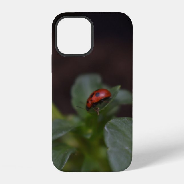 Funda Para iPhone Ladybug en Flores (Reverso )