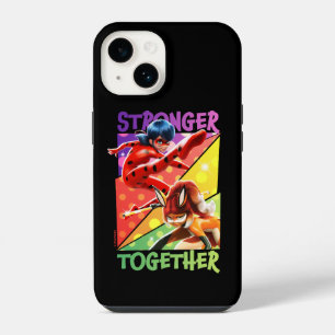 Funda Para iPhone 14 Ladybug & Rena Rouge Más Fuertes Juntos