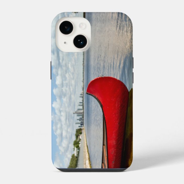 Funda Para iPhone Lago Canoe (Reverso )
