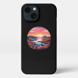 Lago Ewe Sunset En Escocia