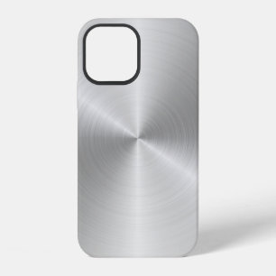 Funda Para iPhone 12 Lajas circulares de hierro metalizado